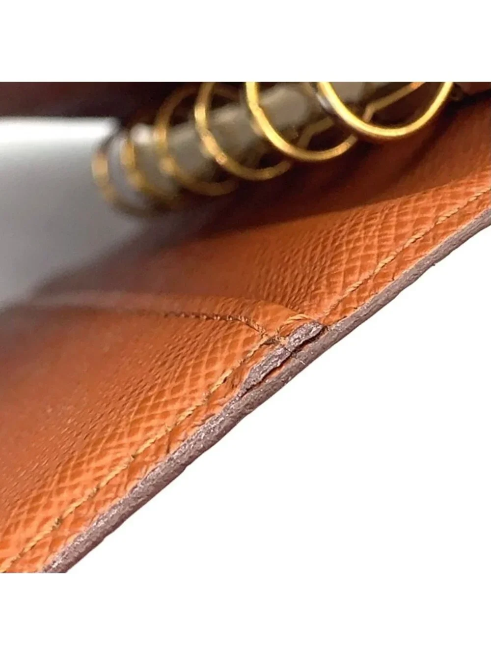 Louis Vuitton Agenda PM Monogram Brown Notebook Cover Gold